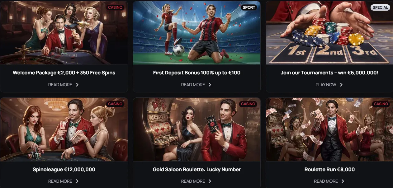 Casinova Casino &mdash; Eckdaten